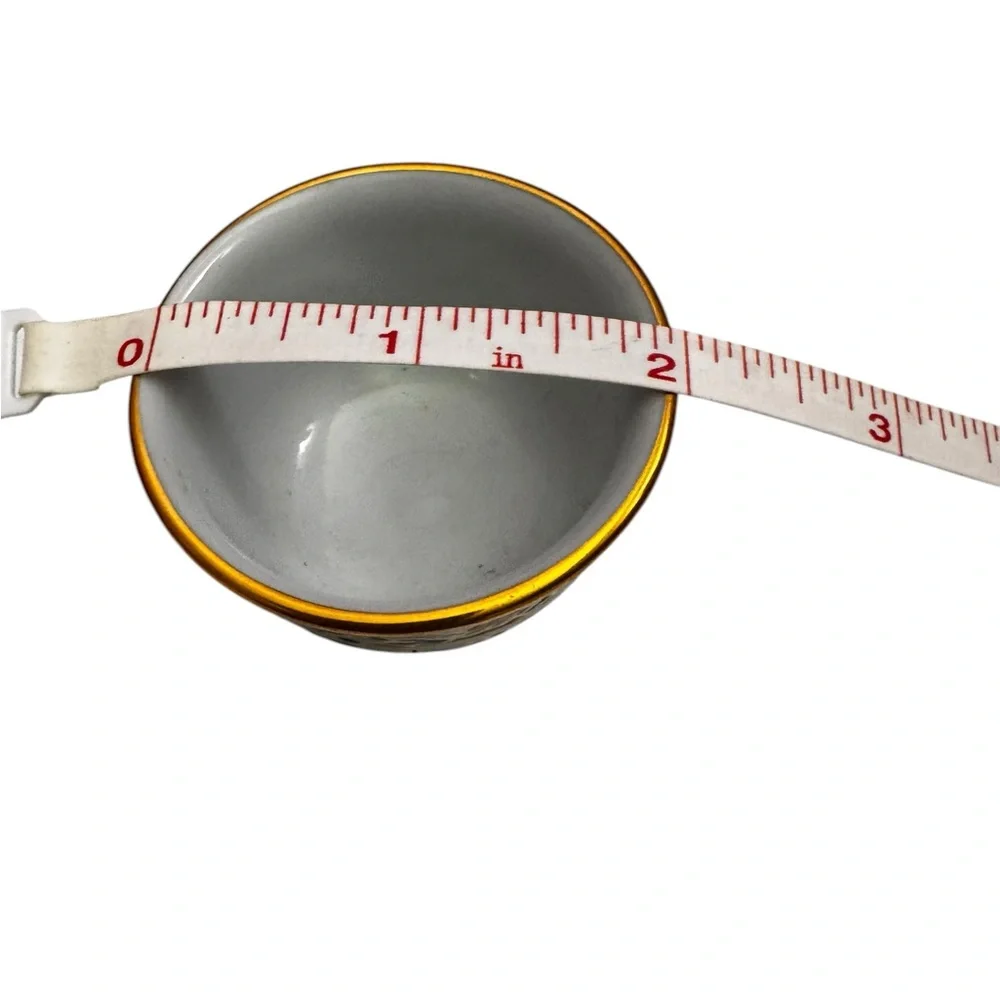 Vintage Hand-Painted Porcelain Tea Set – Gold & Floral Design - Picture 14 of 16